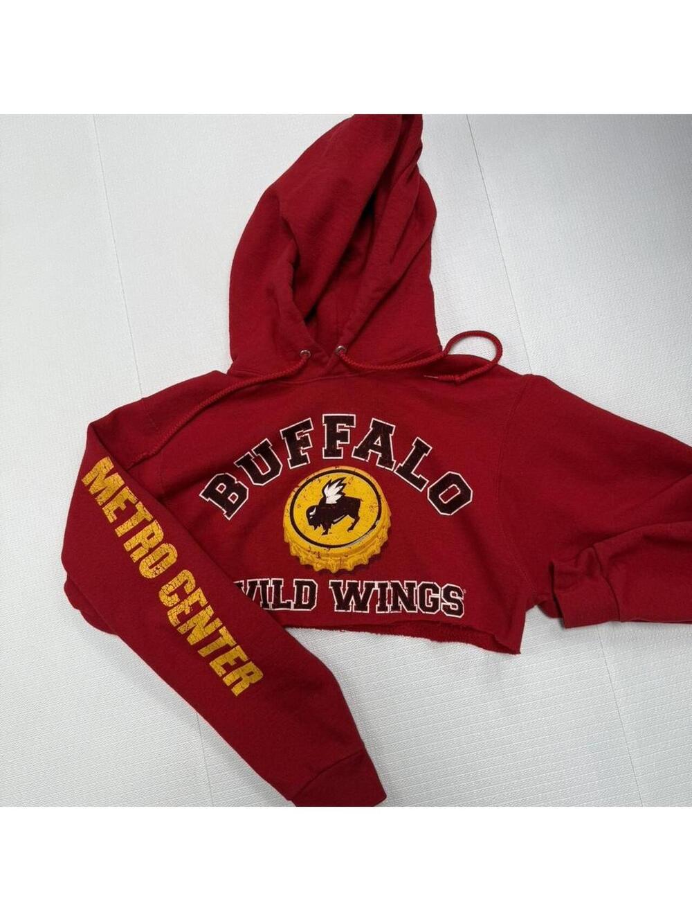 Unbranded Women's Red and Burgundy Hoody